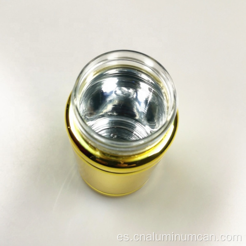 Lata de aluminio para empacar crema para la piel OEM